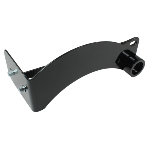 Preview: seitlicher Kennzeichenhalter - lang - schwarz - mit Zulassung