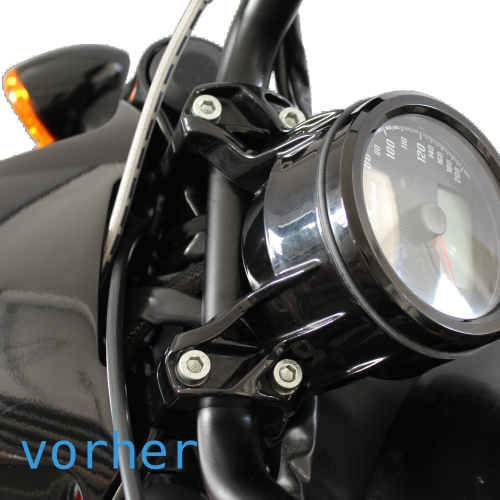 Preview: Riser-Schrauben schwarz - M8 x 40 → 4 Stück