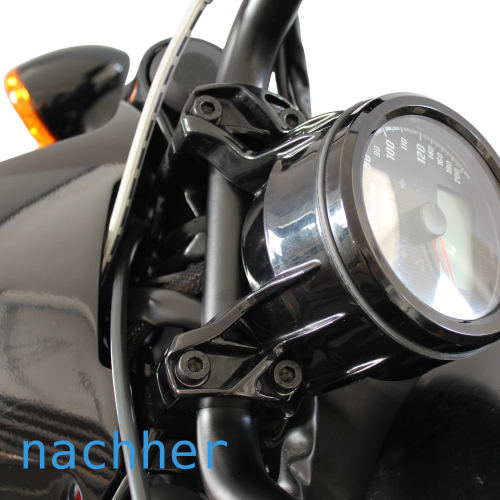 Preview: Riser-Schrauben schwarz - M8 x 40 → 4 Stück