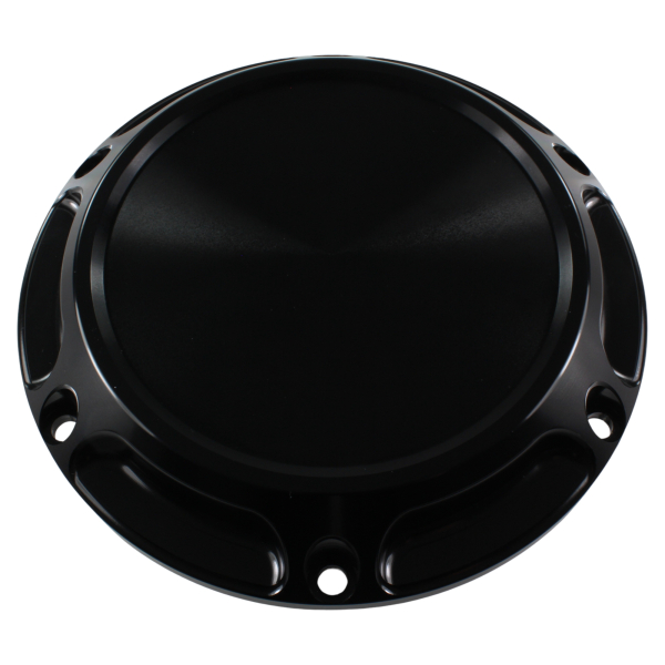 Motordeckel - Derby-Cover - schwarz - mit Lasergravur → Fuck You Skull