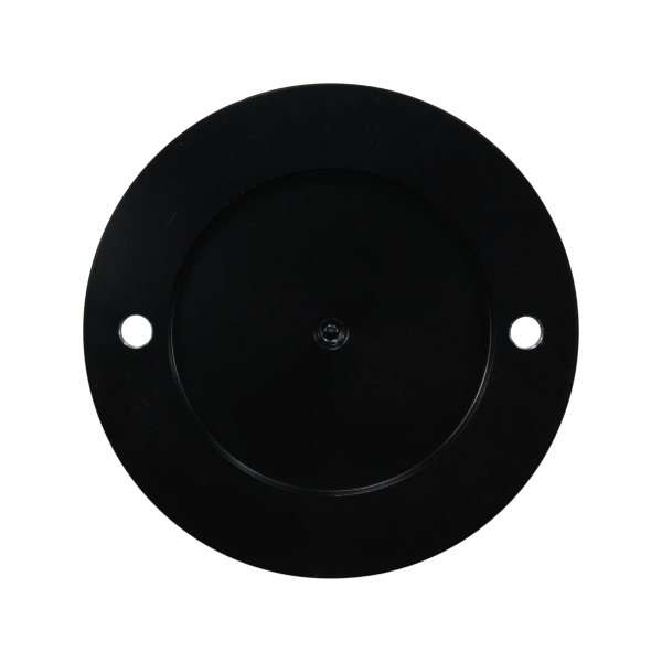 Motordeckel - Point-Cover - schwarz - mit Lasergravur → Skull-Party 01