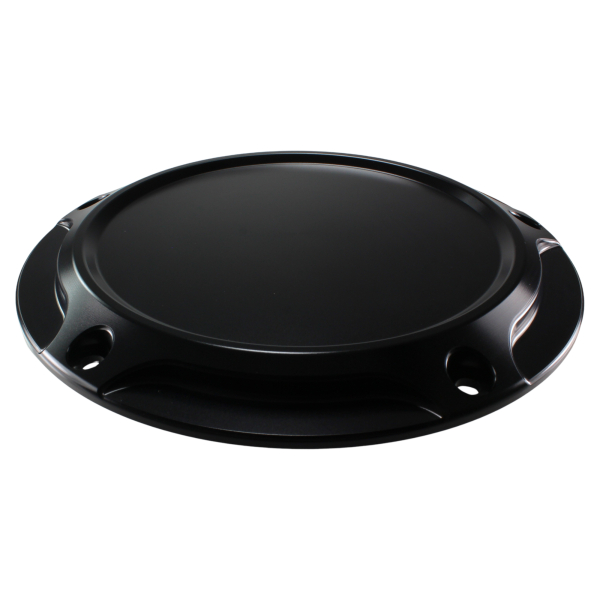 Motordeckel - Derby-Cover - schwarz - mit Lasergravur → Skull-Party 01