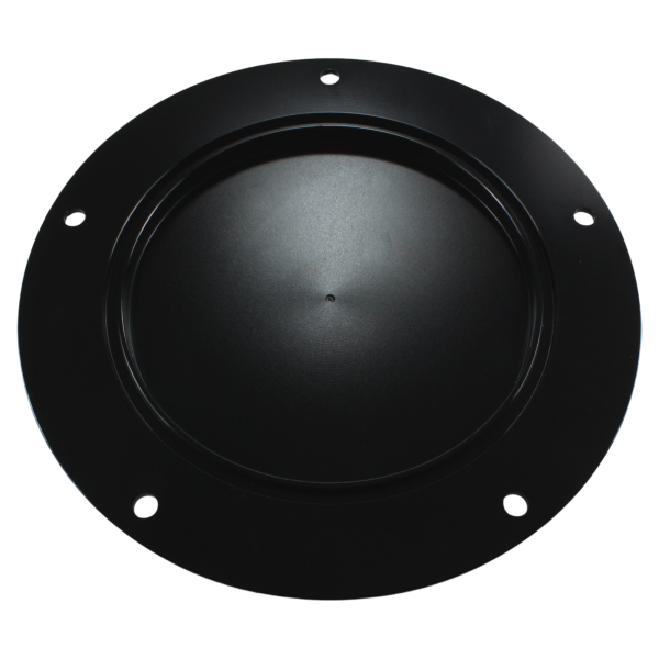 Motordeckel - Derby-Cover - schwarz - mit Lasergravur → Skull-Party 01