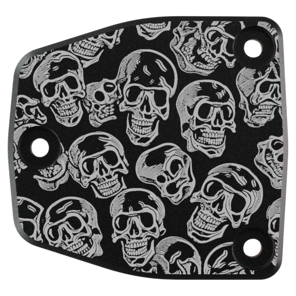Flüssigkeitsbehälter-Deckel - schwarz → Skull-Party 02