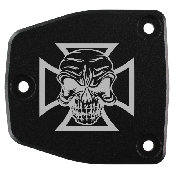 Flüssigkeitsbehälter-Deckel - schwarz → Cross & Skull