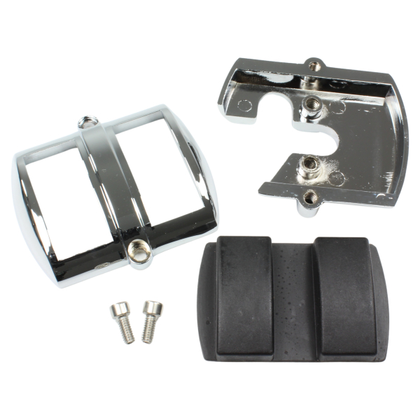 Bremspedal-Cover mit Gummi → verchromt