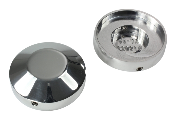Schrauben-Cover - Gabelholme - Smooth - poliert