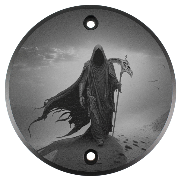 Motordeckel - rechts - mit Lasergravur - Reaper 03