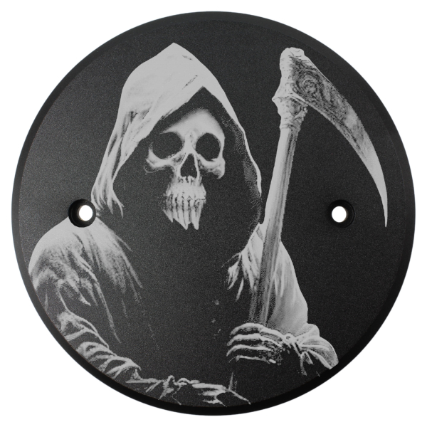 Motordeckel - links - mit Lasergravur - Reaper