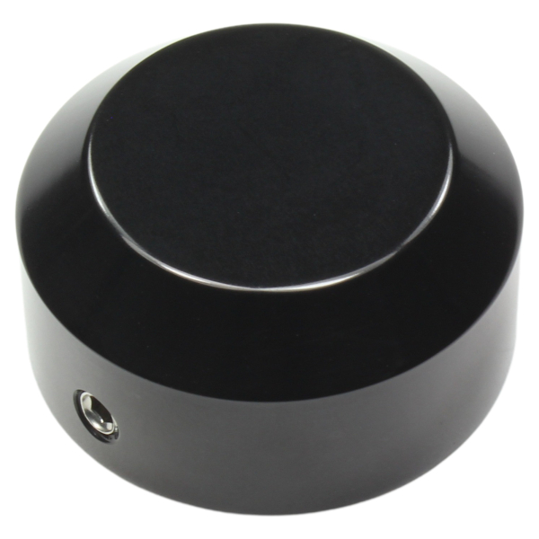 Achs-Cover - vorne links - Smooth - schwarz