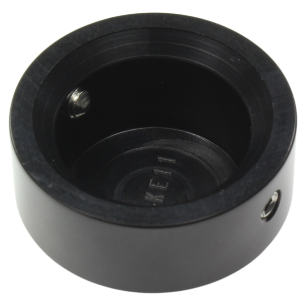 Achs-Cover - vorne links - Smooth - schwarz