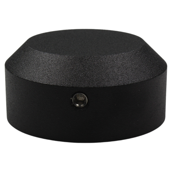 Achs-Cover - hinten links - Smooth - schwarz