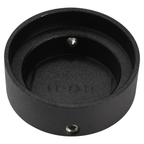 Achs-Cover - hinten links - Smooth - schwarz