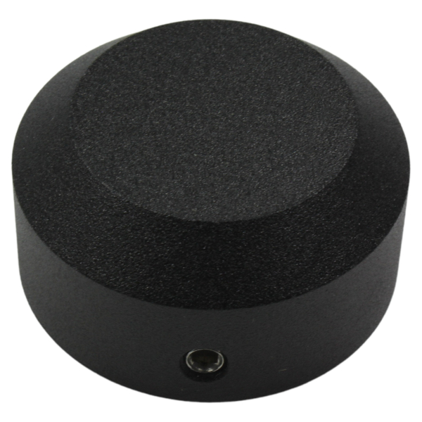 Achs-Cover - vorne links - Smooth - mattschwarz