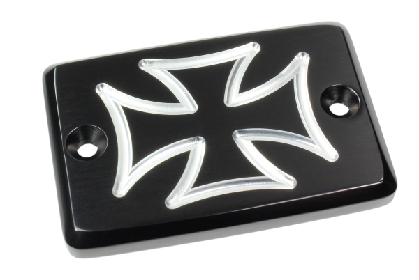 Flüssigkeitsbehälter-Deckel - Cross - schwarz