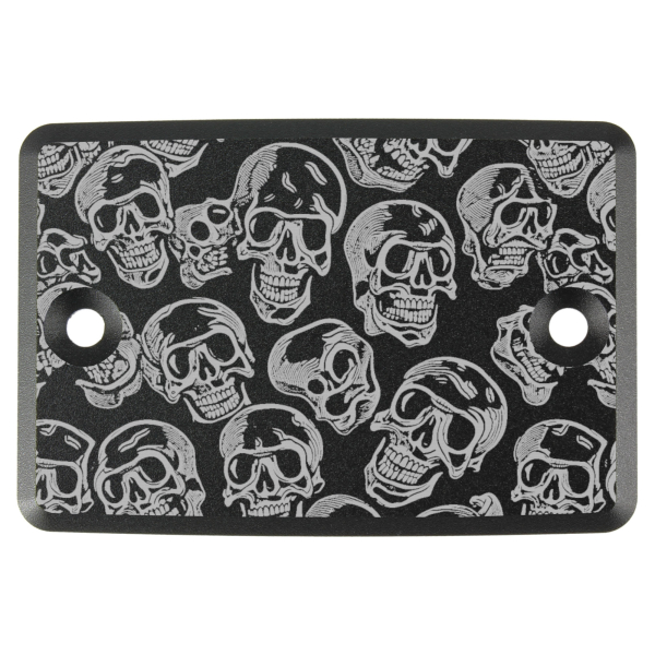 Flüssigkeitsbehälter-Deckel - mit Lasergravur → Skull-Party II