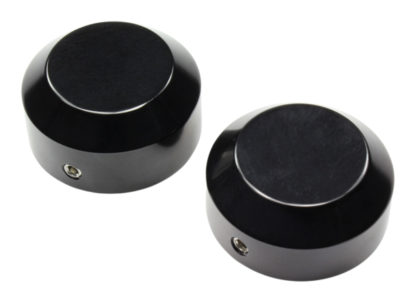 Achs-Cover-Set - vorne - Smooth - schwarz