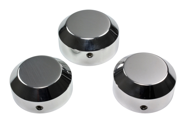 Achs-Cover-Set - vorne & hinten - Smooth - poliert