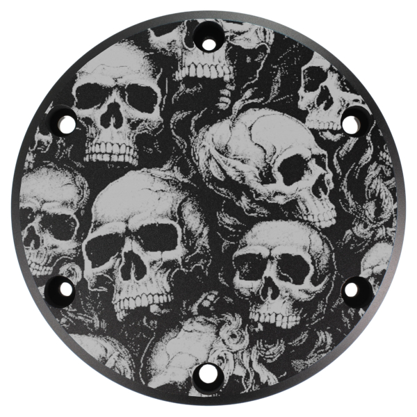 Motordeckel - schwarz → Skull-Party