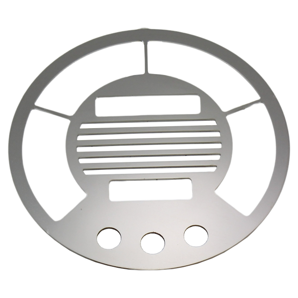 Tacho-Cover - Edelstahl