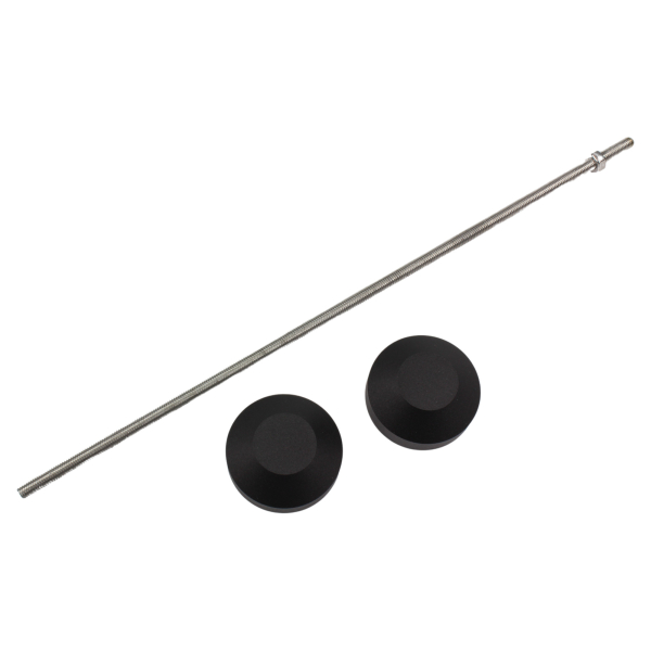 Achs-Cover - vorne - Smooth - schwarz