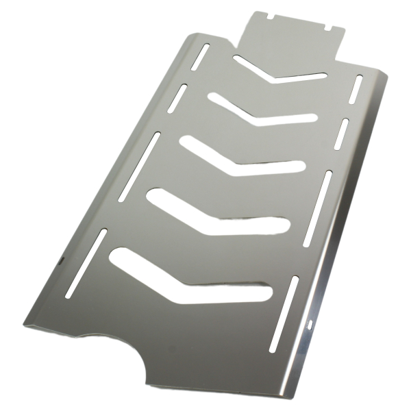 Rahmen-Cover - Fluted - Edelstahl glänzend