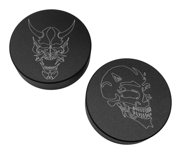 Schrauben-Cover - Gabelholme - Flat - Devil - schwarz