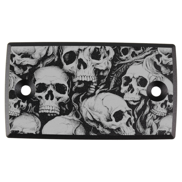 Flüssigkeitsbehälter-Deckel - schwarz → Skull-Party
