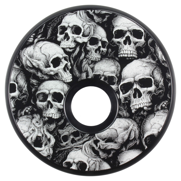 Tankdeckel - Alu schwarz → Skull-Party 01