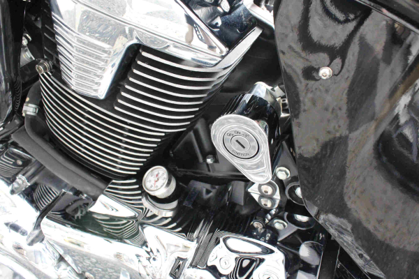 Zündschloss-Cover - CC - Alu poliert