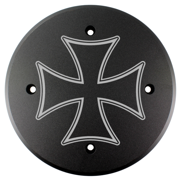 Motordeckel - links - schwarz → Cross