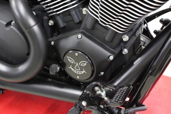 Motordeckel - rechts - Face - schwarz