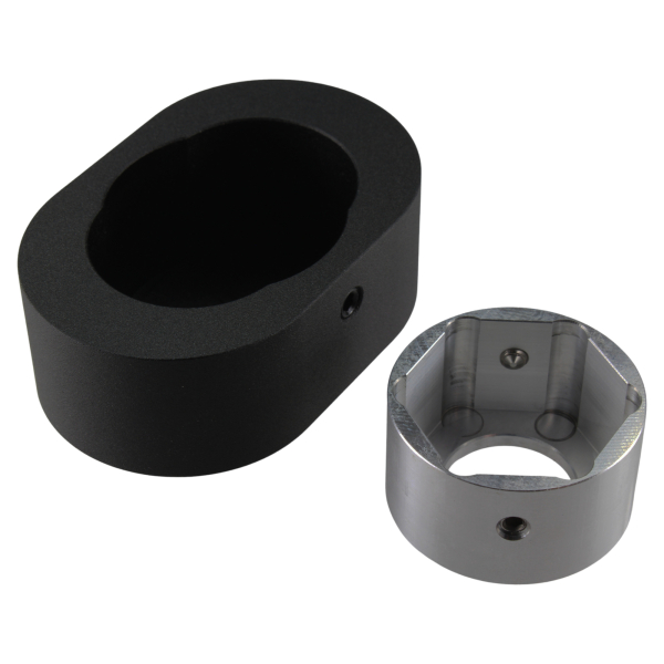 Achs-Cover - hinten links - schwarz - Lasergravur → Victory-Logo