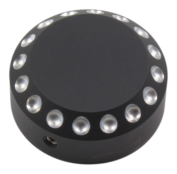 Schrauben-Cover - Schwinge - links - Drilled 2 - mattschwarz