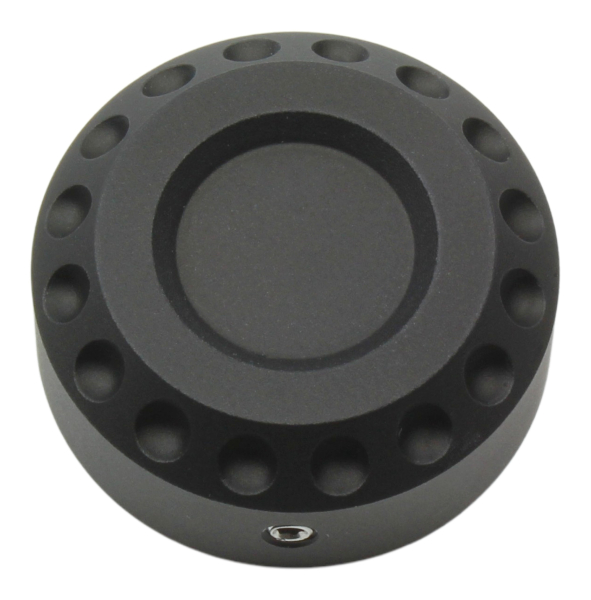 Schrauben-Cover - Schwinge - links - Drilled 1 - mattschwarz
