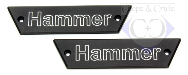 Seitendeckel - Zylinder - V-Design - Plättchen - Hammer