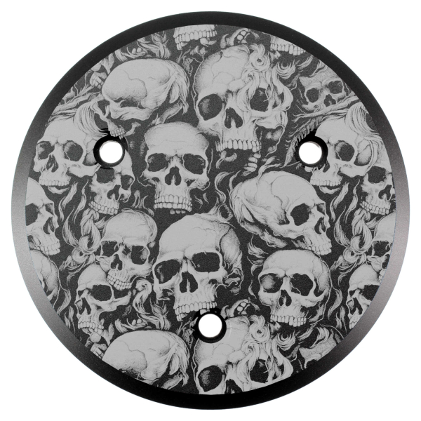 Motordeckel - Skull-Party - schwarz