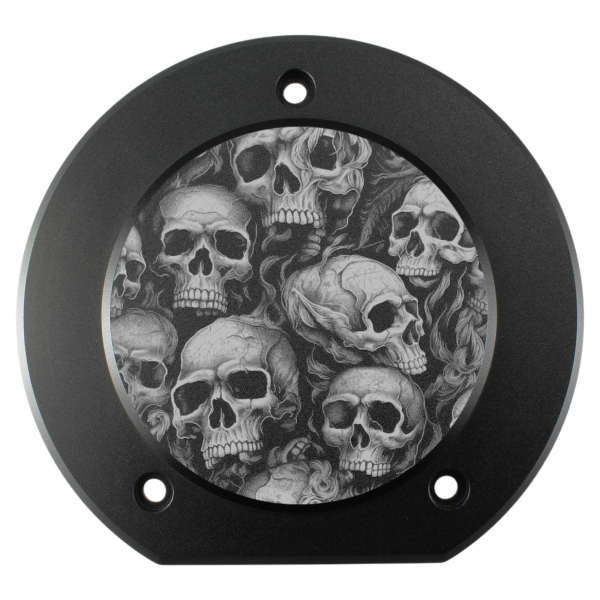 Motordeckel - hinten rechts → mit Lasergravur → Skull-Party
