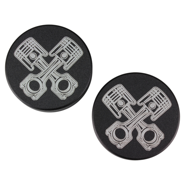 Schrauben-Cover - Gabelholme - Flat Pistons - schwarz