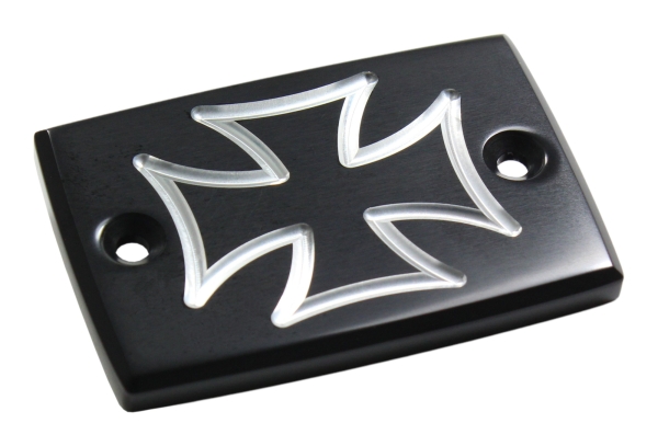 Flüssigkeitsbehälter-Deckel - Cross - schwarz