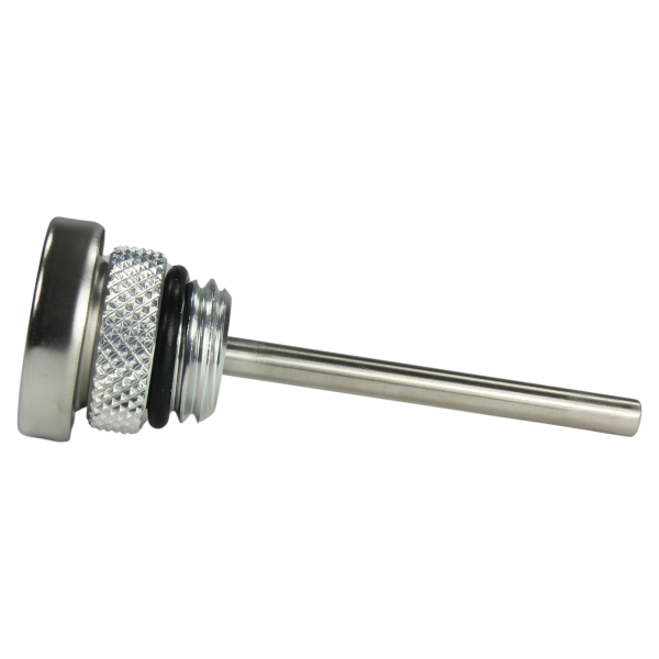 Oeltemperatur-Anzeige von JMP - M24x3 - Gehäuse silber - Zifferblatt weiß