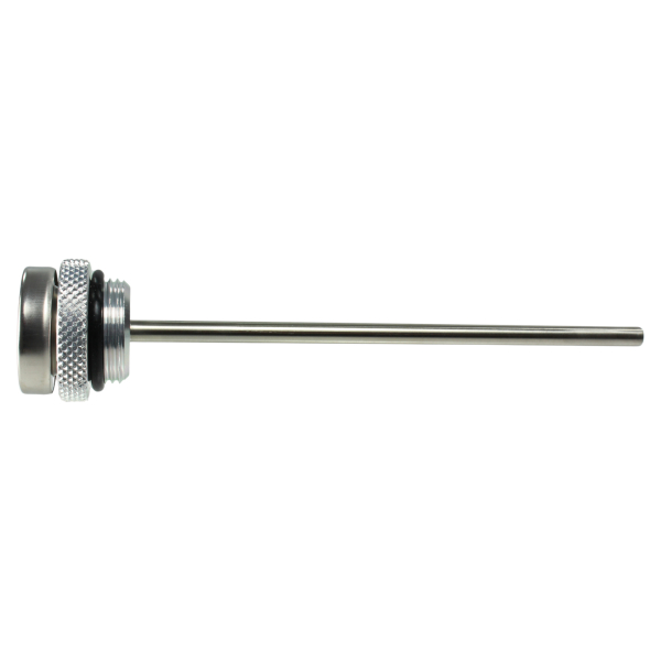 Oeltemperatur-Anzeige - Gehäuse silber - Zifferblatt weiß