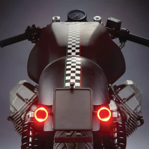 Blink-/Brems-/Rücklicht - KM - Bullet 1000 DF → verchromt