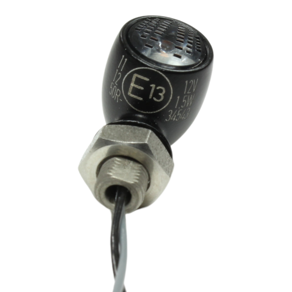 Blinker - KM - Bullet Atto - schwarz - Dark