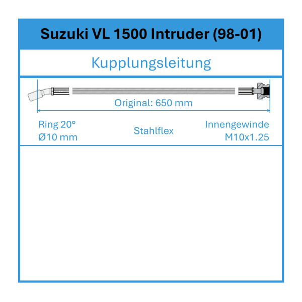Kupplungsleitung - Stahlflex