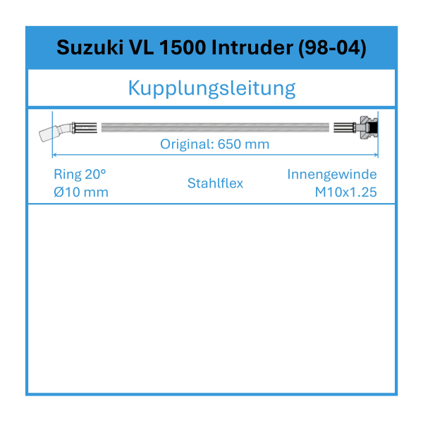 Kupplungsleitung - Stahlflex