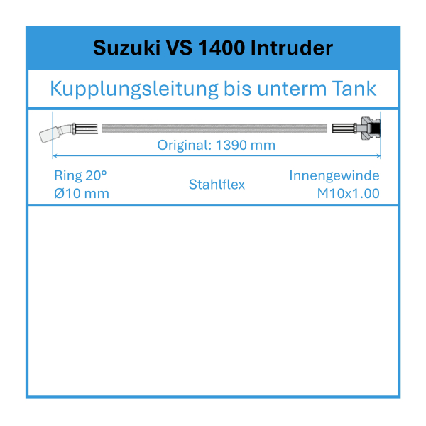 Kupplungsleitung - Stahlflex