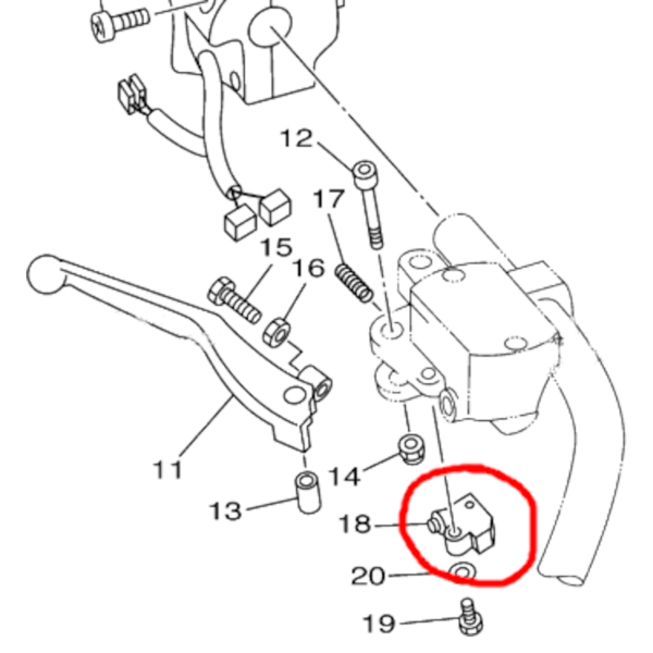 Bremslichtschalter → Handbremse
