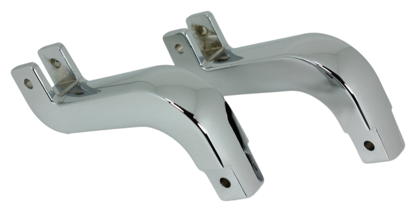 Sozius-Fußrasten-Tieferlegung - Paar - verchromt