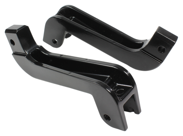 Sozius-Fußrasten-Tieferlegung - Paar - schwarz